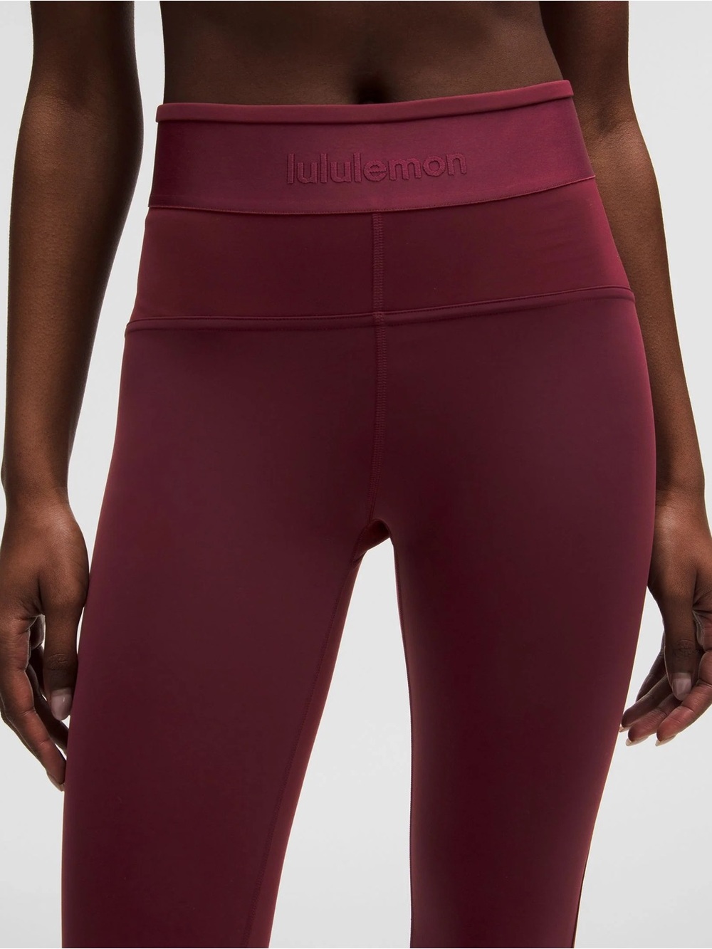 Lululemon License to Train Leggings in Burgundy